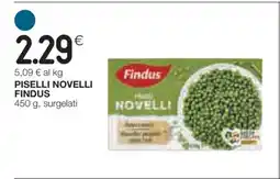 Coop Piselli Novelli Findus offerta