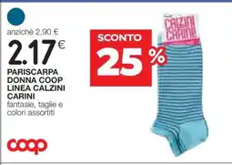 Coop PARISCARPA DONNA COOP LINEA CALZINI CARINI offerta