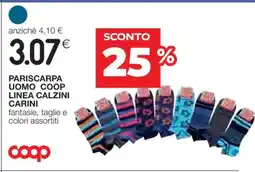 Coop PARISCARPA UOMO COOP LINEA CALZINI CARINI offerta