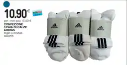 Coop CONFEZIONE 3 PAIA DI CALZE ADIDAS offerta