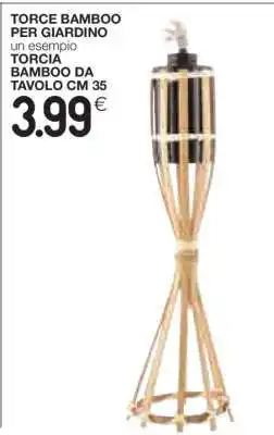 Coop TORCE BAMBOO PER GIARDINO offerta