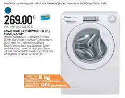 Coop LAVATRICE EY284DWM5/1-S 8KG 1200G CANDY offerta