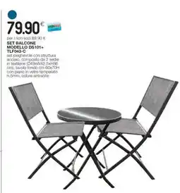 Coop SET BALCONE MODELLO DS011+ TLF043-C offerta