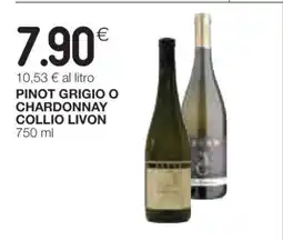 Coop PINOT GRIGIO O CHARDONNAY COLLIO LIVON offerta