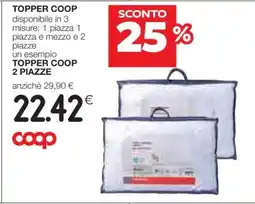 Coop TOPPER COOP 2 PIAZZE offerta