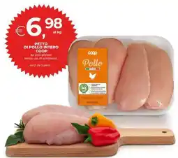 Coop PETTO DI POLLO INTERO COOP offerta