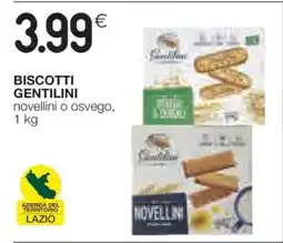 Coop Biscotti Gentilini offerta