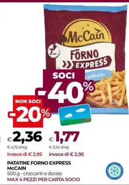 Coop PATATINE FORNO EXPRESS offerta