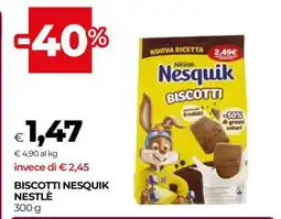 Coop Biscotti Nesquik Nestlé offerta