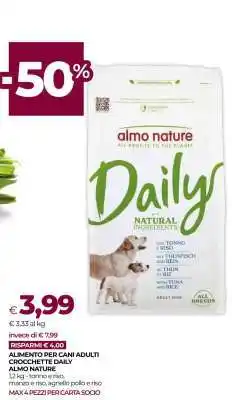Coop ALIMENTO PER CANI ADULTI CROCHETTE DAILY offerta