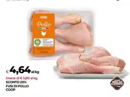 Coop Fusi di Pollo Coop offerta