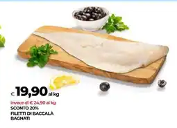 Coop Filetti di Baccalà Bagnati offerta