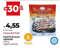 Coop FILETTI DI ALICI MENO30 offerta