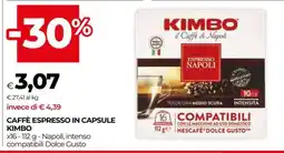 Coop CAFFÈ ESPRESSO IN CAPSULE KIMBO offerta
