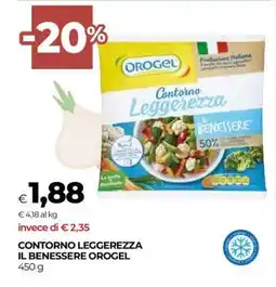 Coop CONTORNO LEGGEREZZA IL BENESSERE OROGEL offerta