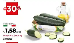 Coop Cetrioli offerta