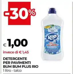 Coop DETERGENTE PER PAVIMENTI BUM BUM PLUS RIO offerta