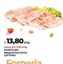 Coop PROSCIUTTO COTTO COTTITALY offerta