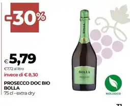 Coop PROSECCO DOC BIO BOLLA offerta