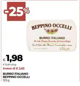 Coop BURRO ITALIANO BEPPINO OCCELLI offerta