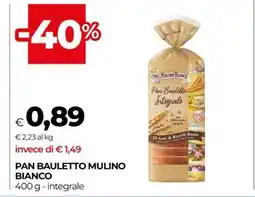 Coop Pan Bauletto Mulino Bianco offerta