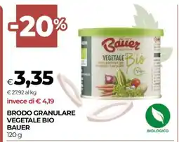 Coop BRODO GRANULARE VEGETALE BIO BAUER offerta