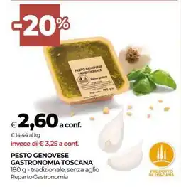 Coop PESTO GENOVESE GASTRONOMIA TOSCANA offerta