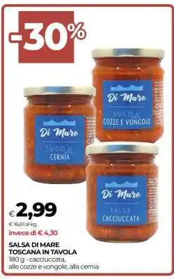 Coop SALSA DI MARE TOSCANA IN TAVOLA offerta