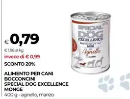 Coop ALIMENTO PER CANI BOCCONCINI SPECIAL DOG EXCELLENCE MONGE offerta
