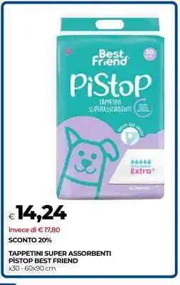Coop Tappetini Super Assorbenti PiStop Best Friend offerta