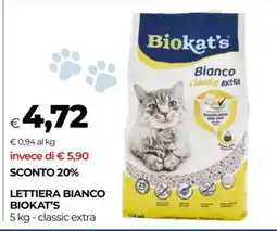Coop LETTIERA BIANCO BIOKAT’S offerta