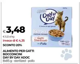 Coop ALIMENTO PER GATTI BOCCONCINI DAY BY DAY ADOC offerta