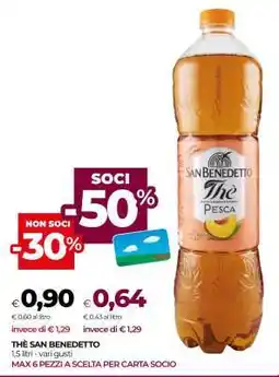 Coop Thè San Benedetto offerta