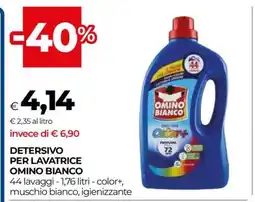 Coop Detersivo per lavatrice Omino Bianco offerta