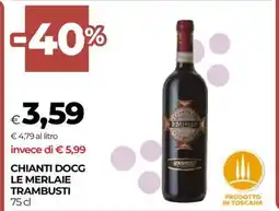 Coop CHIANTI DOCG LE MERLAIE TRAMBUSTI offerta