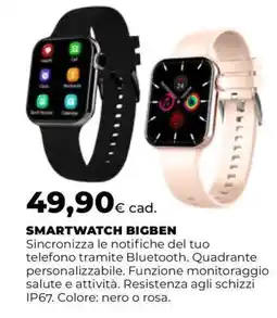 Coop SMARTWATCH BIGBEN offerta