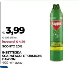 Coop INSETTICIDA SCARAFAGGI E FORMICHE BAYGON offerta