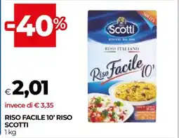 Coop Riso Facile 10' Riso Scotti offerta