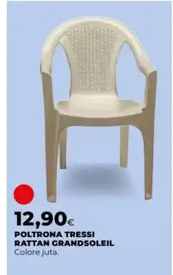 Coop POLTRONA TRESSI RATTAN GRANDSOLEIL offerta