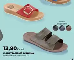 Coop CIABATTA UOMO O DONNA offerta