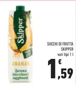 Conad Superstore Succhi di frutta skipper vari tipi offerta