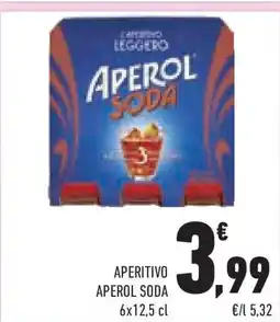 Conad Superstore Aperitivo aperol soda offerta