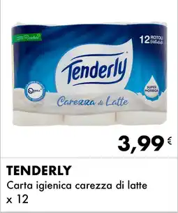 Iper Tosano TENDERLY Carta igienica carezza di latte offerta