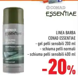 Conad Superstore Linea barba conad essentiae -gel pelli sensibili offerta