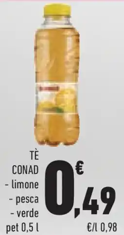 Conad Superstore Tè conad - limone - pesca - verde pet offerta