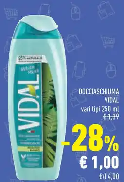 Conad Superstore Docciaschiuma vidal vari tipi offerta