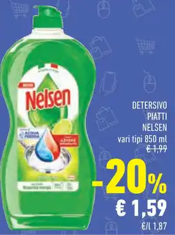 Conad Superstore Detersivo piatti nelsen vari tipi offerta