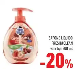 Conad Superstore Sapone liquido fresh&clean vari tipi offerta