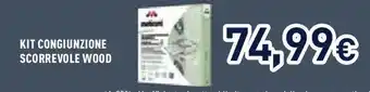 Unieuro Meliconi kit congiunzione scorrevole wood offerta
