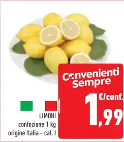 Conad Superstore Limoni confezione origine italia - cat. i offerta